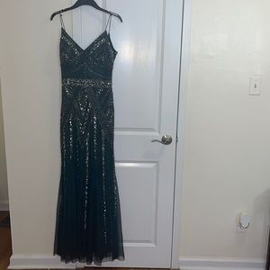 Beaded Green Dress 💚